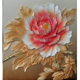 富貴天香 壁飾 (y14587 立體壁飾   花、植物系列) -牡丹花